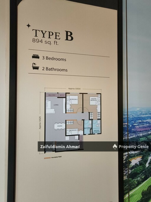 Spacious 3 Bedroom Condominium in Bandar Baru Bangi