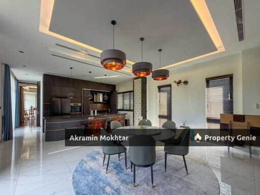 Corner Lot, Modern Design & Fully Furnished |  3 Storey Bungalow at Perdana Heights U10, Shah Alam