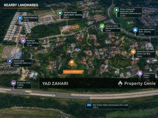 Bukit Jelutong, Shah Alam | RM1.45M - Exclusive Bungalow Land & Nearby Amenities