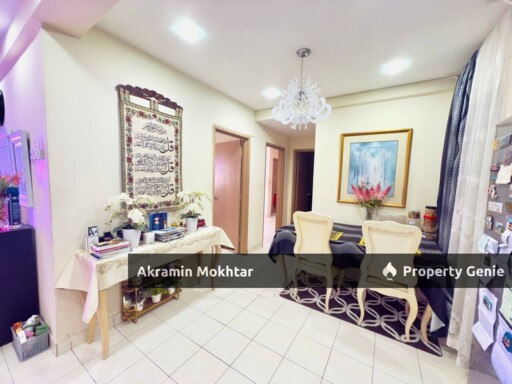 Renovated & 1 Covered Parking | Pangsapuri Saujana Gombak, Taman Pinggiran Batu Caves Selangor