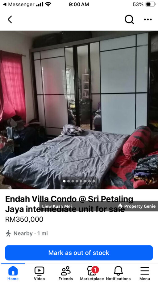 Endah Villa Condo @ Sri Petaling. Easy access to highways & nearby amenities.It's just opposite Endah Parade & near Bukit Jalil Sports Complex. Call Ms Liew 019-2399825 for more information & viewing.