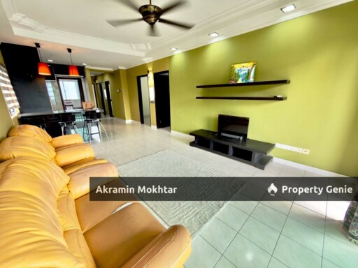 Freehold, Corner Unit, Renovated & Partially Furnished | Indahria Apartment Seksyen 22, Shah Alam Selangor