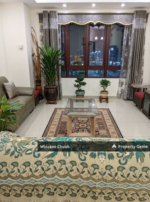 Rafflesia Condominium Sentul For Rent | 1231 sqft 3+1 Bed Fully Furnished near LRT