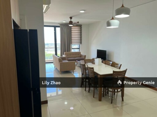 Jesselton Residence Condo for Rent Sea View 3Bed 3Bath, Cozy Fully Furnished, near Suria Mall Kota Kinabalu City Centre