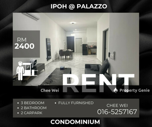 📍IPOH @ Palazzo Condo For Rent
