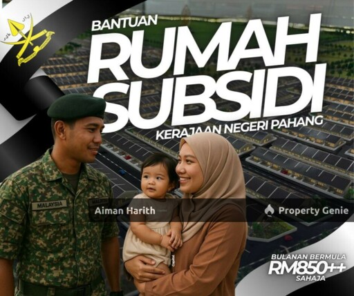 (SUBSIDI KERAJAAN NEGERI PAHANG) RUMAH TERES SETINGKAT DENGAN FASILITI CLUBHOUSE