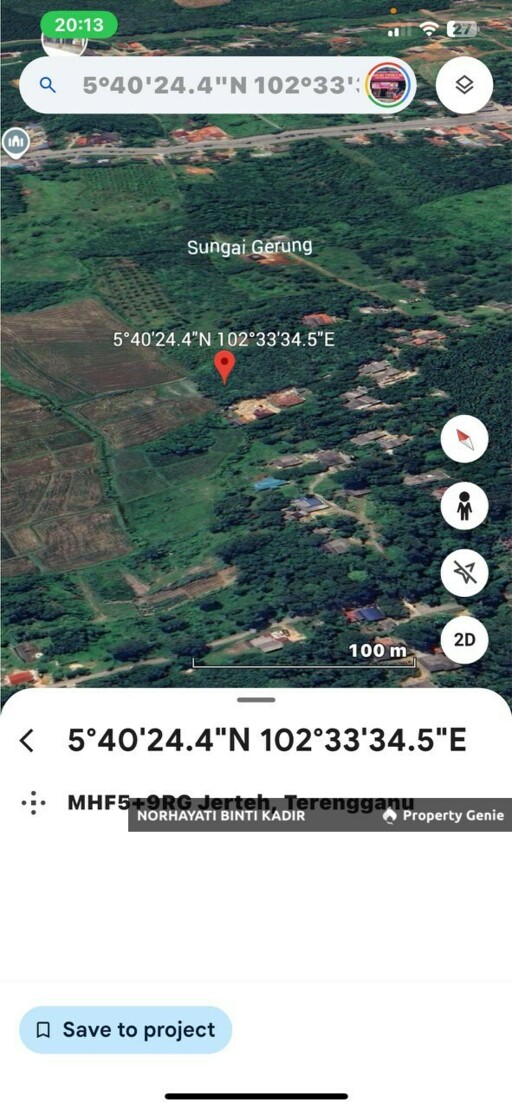 (HOT AREA, BEBAS BANJIR) LOT BANGLO GONG DASAR, BESUT