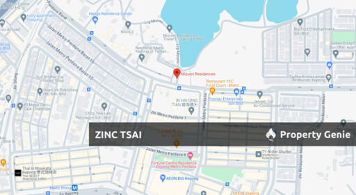 Mizumi Residences {Save RM 89,300} 4 mins Drive to MRT Metro Prima_5 mins Drive to AEON Metro Prima