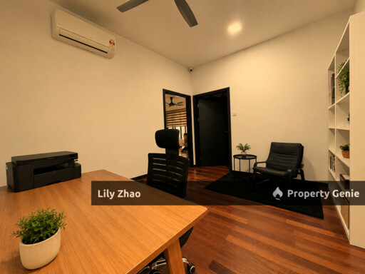 3-Storey Semi-Detached Luxury House for Rent, 4Bed 5Bath, Exclusive Unit, Gated & Guarded, Likas, Kota Kinabalu.