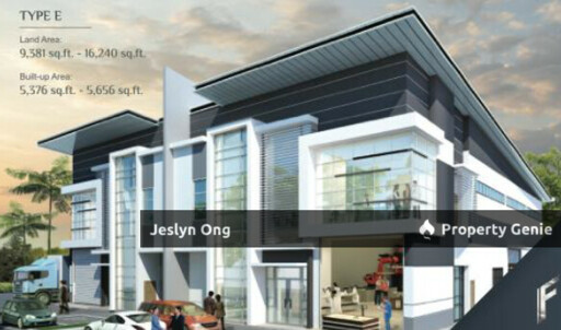 1.5 Storey Detached Factory at Desa Cemerlang For Sale (Brand New)