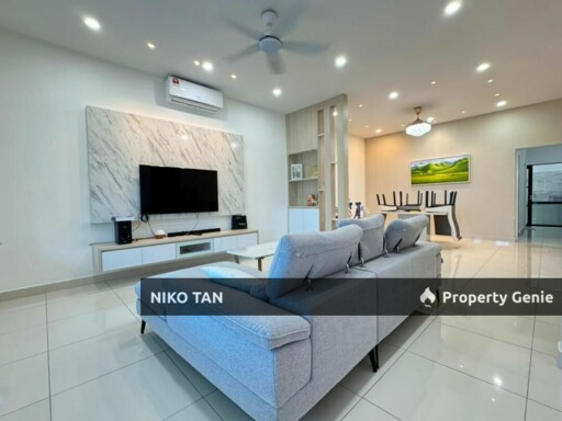 Bandar Alam Masai 2-Storey Fully Renovated & Extended Kitchen For Sale