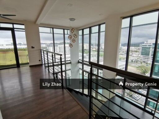 Penthouse Duplex Sea View for Sale Corner Lot, 1,586 sf, Renovated @ Riverson, Kota Kinabalu City Centre