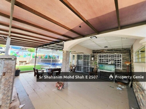 Corner Lot Single Storey Terrace With Pool, Taman Bangi Indah, Bangi