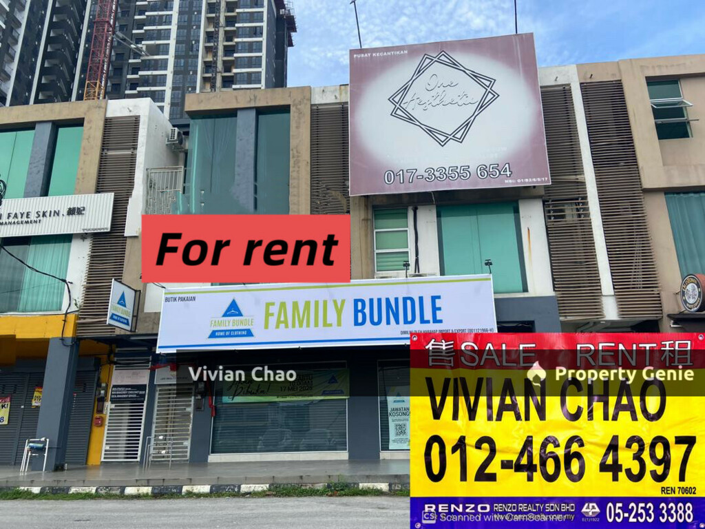 Bercham First Floor Shoplot for RENT