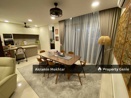 FREEHOLD & PARTIALLY FURNISHED | HENNA RESIDENCE (LIMITED 2 STOREY VILLA UNIT) WANGSA MAJU KL FOR SALE
