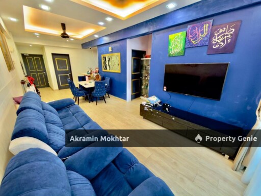 Renovated & 2 Parking | Pangsapuri Damai Seksyen 25, Shah Alam Selangor
