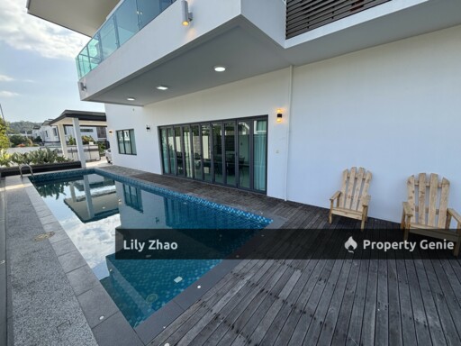 Beautiful BUNGALOW for Rent, DETACHED HOUSE with Swimming Pool, Likas, Kota Kinabalu City, Sabah, Malaysia