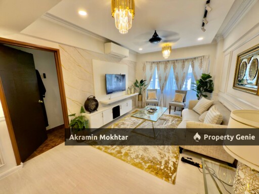 Fully Renovated, Fully Furnished, Corner Unit & 1 Parking | Danau Idaman Condominium, Taman Desa Kuala Lumpur