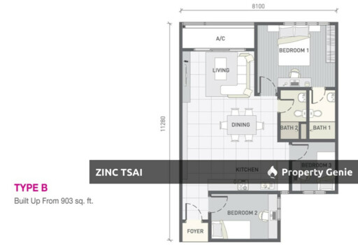 The Nest Residences {RM 48,000} 6~10 mins drive to LRT Awan Besar / Muhibbah