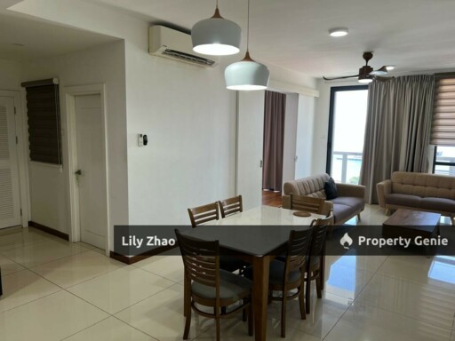 Jesselton Residence Condo for Rent Sea View 3Bed 3Bath, Cozy Fully Furnished, near Suria Mall Kota Kinabalu City Centre