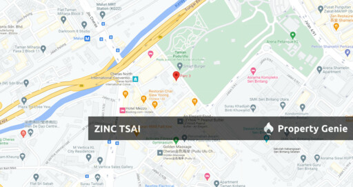 Parc 3 {Save RM 271,000} 3 mins Drive to Maluri MRT/LRT Station & Sunway Velocity Mall