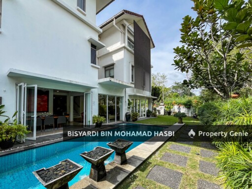 Fully Renovated With Swimming pool 3 Storey Corner Lot Semi D @ Changkat Kiara Bayu, Dutamas, Mont Kiara Kuala Lumpur .