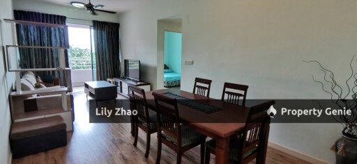 Alam Damai Condo with Balcony for Rent, Block B 11th Floor, Fully Furnished, Kota Kinabalu City