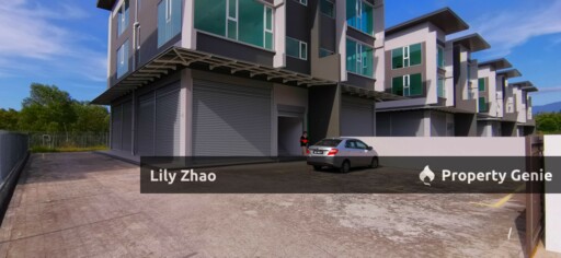 ANGCO Industrial Park 3-Storey Semi-D Warehouse cum Office for Sale, OC Obtained with Road Frontage