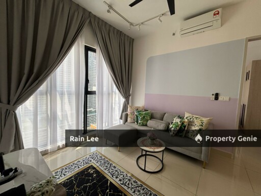 Fully Furnished Include WiFi & Parking Lot / 2Rooms Unit for Rent / Nearby MRT & LRT Station