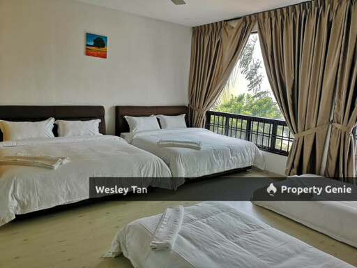 Ujong Pasir Sea Front Double Storey Semi-D For Sale