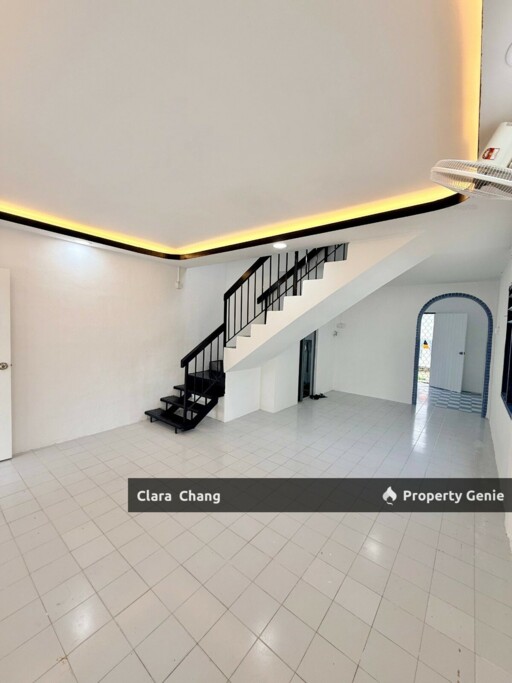 Taman Kluang Barat Double Storey Low Cost House Unblock Endlot Unit