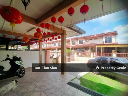 (S011) 2 Storey Teres For Sale @ Angkasa Nuri Melaka Good location murah cheap Partial Furnished end lot
