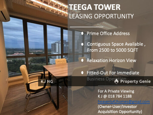 Teega Tower Leasing Opportunity @ K J 018 784 1188