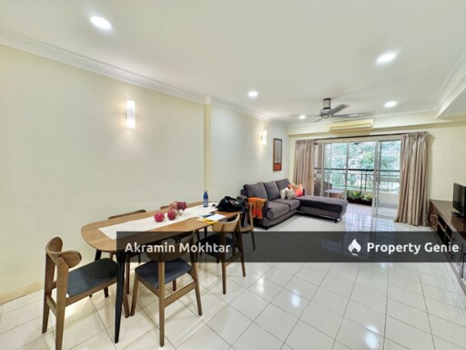 Freehold, Partially Furnished & 1 Parking | Seri Maya Condominium, Jalan Jelatek, Setiawangsa