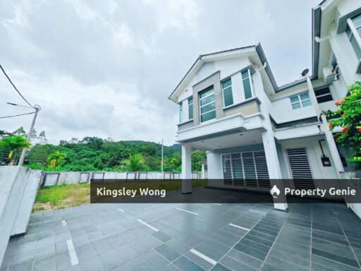 Gated Guarded Freehold Corner Double Storey Superlink House Meru Jelapang With Huge Land