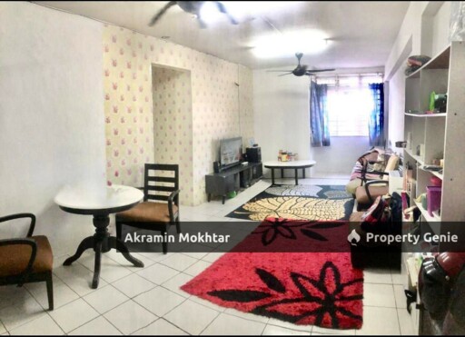 FREEHOLD, GROUND FLOOR & 2 PARKING | Apartment Taman Topaz, Dengkil