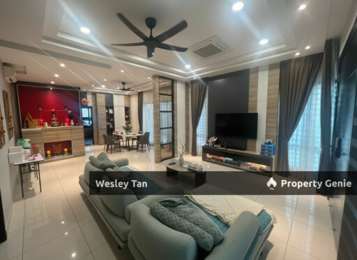 HOT SALE: One Krubong 2 Storey Endlot Fully Reno Freehold Furnished Fitted 32x70