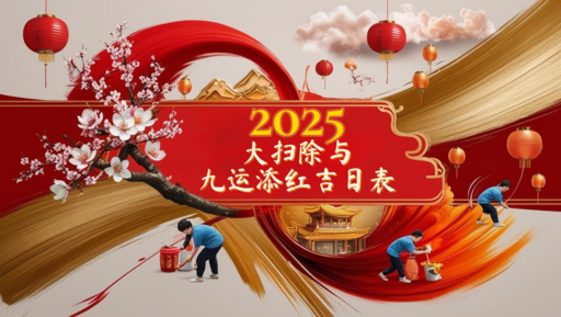 迎新纳福:2025年马来西亚华人新年大扫除与吉日指南