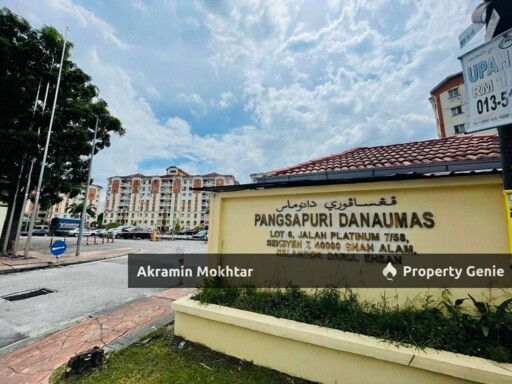 End Lot | Apartment Danaumas Seksyen 7 Shah Alam Selangor