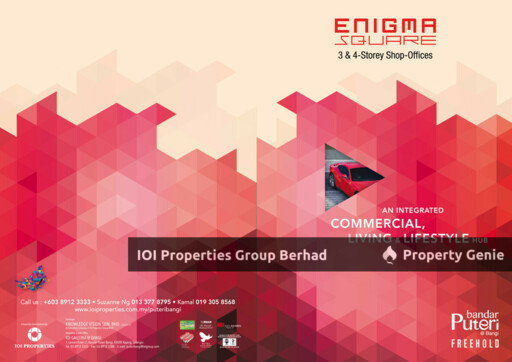 Enigma Square, Bandar Puteri Bangi For Sale