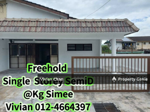 Freehold Single Storey SemiD @Kg Simee Ipoh
