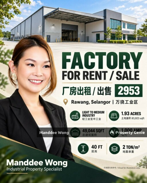 WTS/FACTORY/49,044 SQFT/RAWANG/SELANGOR