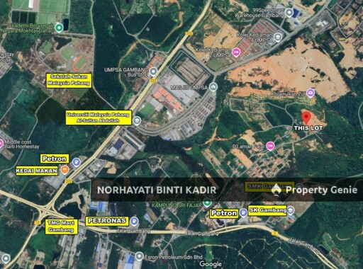 VACANT BUNGALOW LOT @ BEHIND UMP GAMBANG, KUANTAN