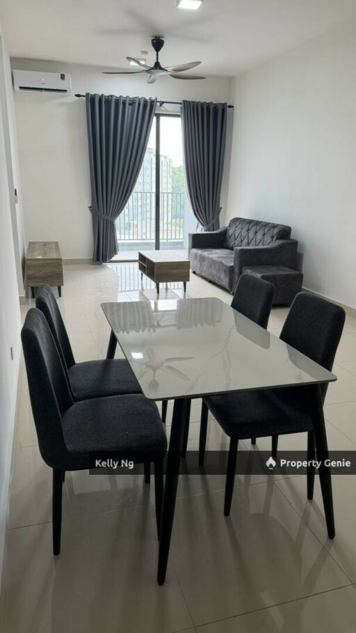 D'Sini Residence With Balcony/3 Parking Lot & Fully Furnished Unit At Taipan Setia Alam Shah Alam For Rent
