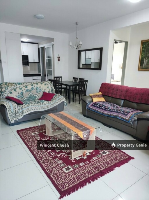 Rafflesia Condominium Sentul For Rent | 1231 sqft 3+1 Bed Fully Furnished near LRT