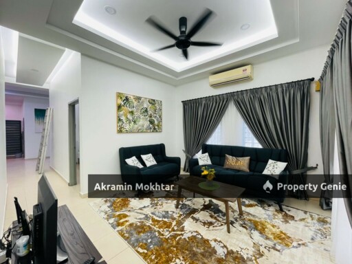 SEMI-D SINGLE STOREY (FULLY FURNISHED) TAMAN INDAH KLIA FOR SALE