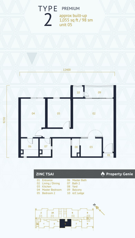 UNA (Residensi Peel) {Save RM 229,000} 4 mins walk to MRT & LRT Maluri Station_3 mins drive to Sunway Velocity Mall
