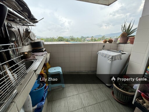 Taman Satria Apartment 3rd Floor for Sale, 3Bed 2Bath, Corner Lot, Fully Furnished, Menggatal, Kota Kinabalu.