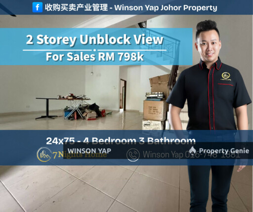 2 Storey Terrace House Taman Pelangi Indah Unblock View Negotiable