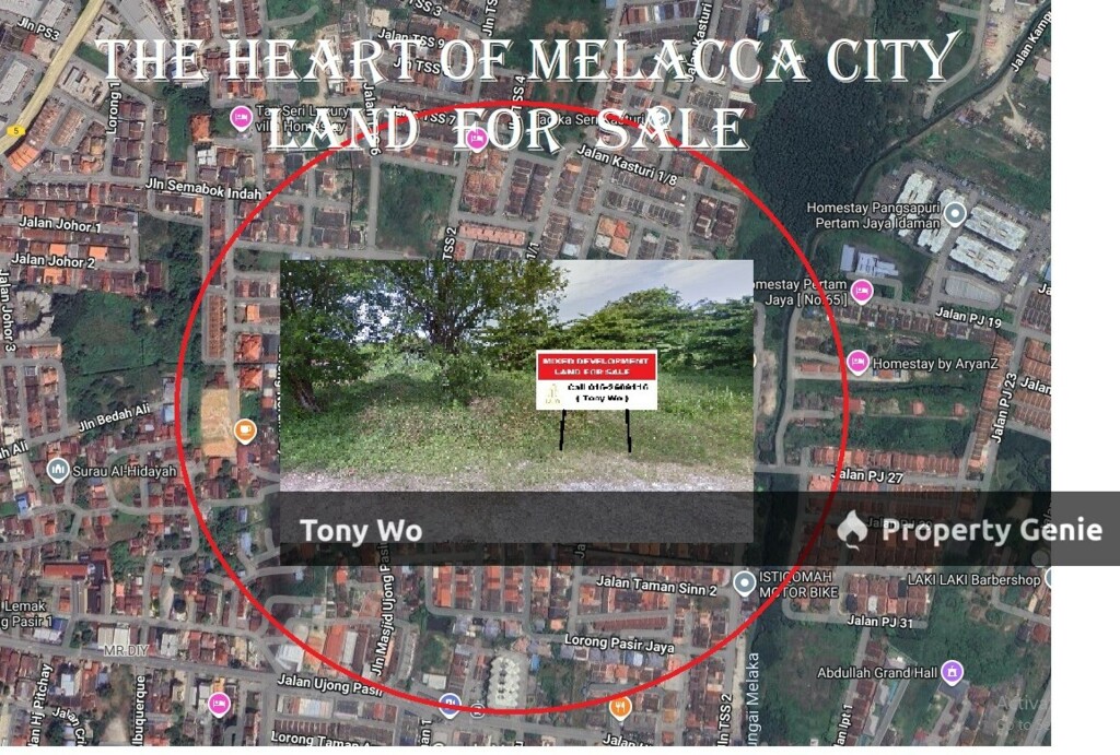 Prime Freehold Land In The Heart Of Melaka City .